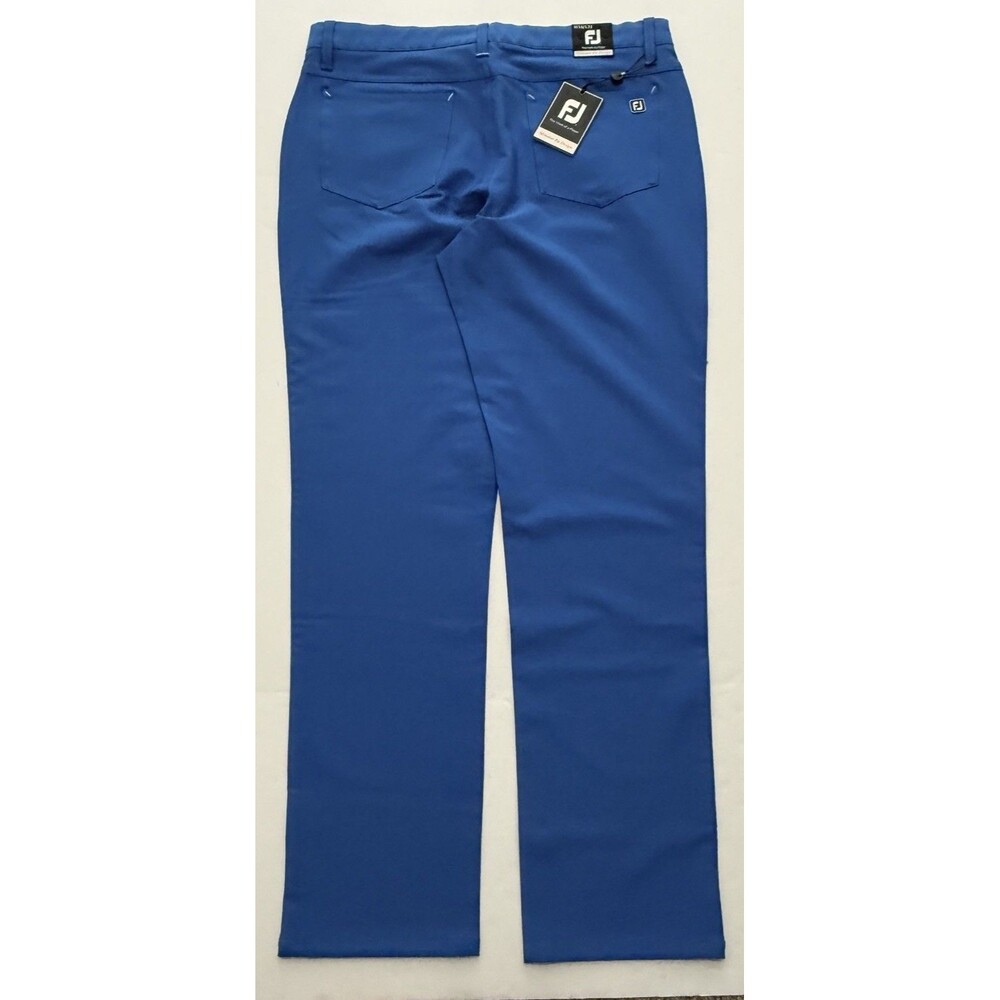 NWT Footjoy FJ Athletic Fit Golf Pant 34X32 Cobalt Blue Performance 5-Pocket NEW - Picture 12 of 12